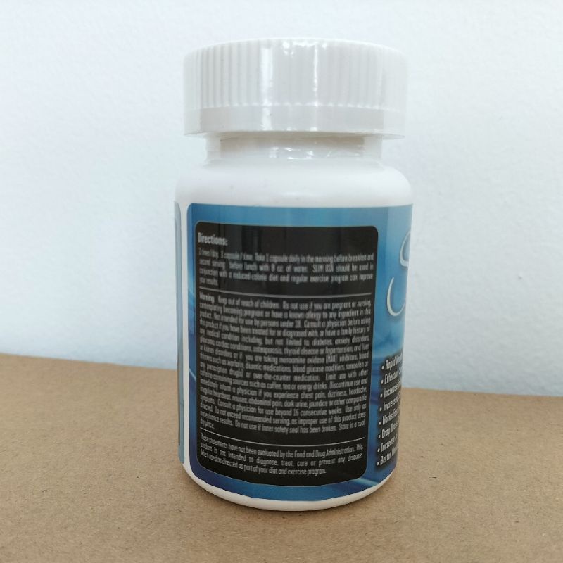 Viên uống giảm cân an toàn Slim USA 60 viên