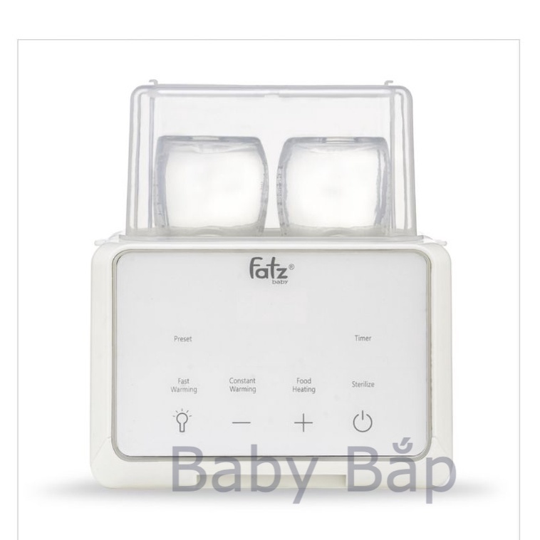 Máy hâm sữa tiệt trùng điện tử Duo 3 PLUS + Fatz baby FB3094TK