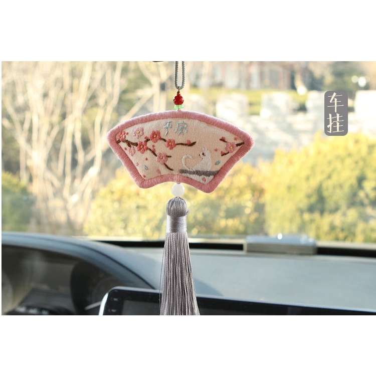 Kit nguyên kiệu tự làm túi thơm Thêu Tay Omamori trang trí ô tô đeo túi xách làm móc khóa Phong cách Bách hóa Na Na