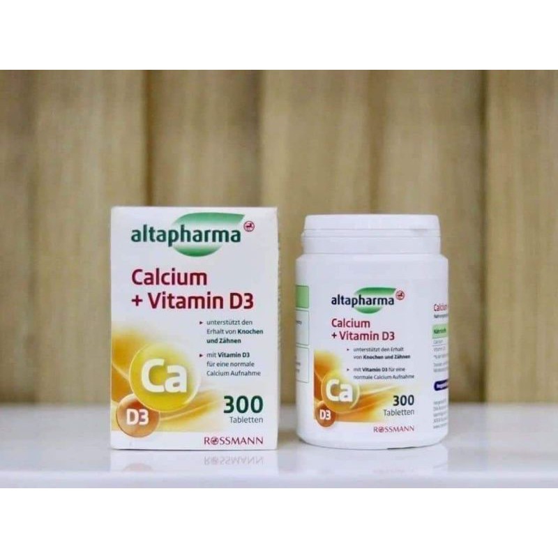 Viên uống bổ xung canxi và vitamin D3 của hãng Altapharma