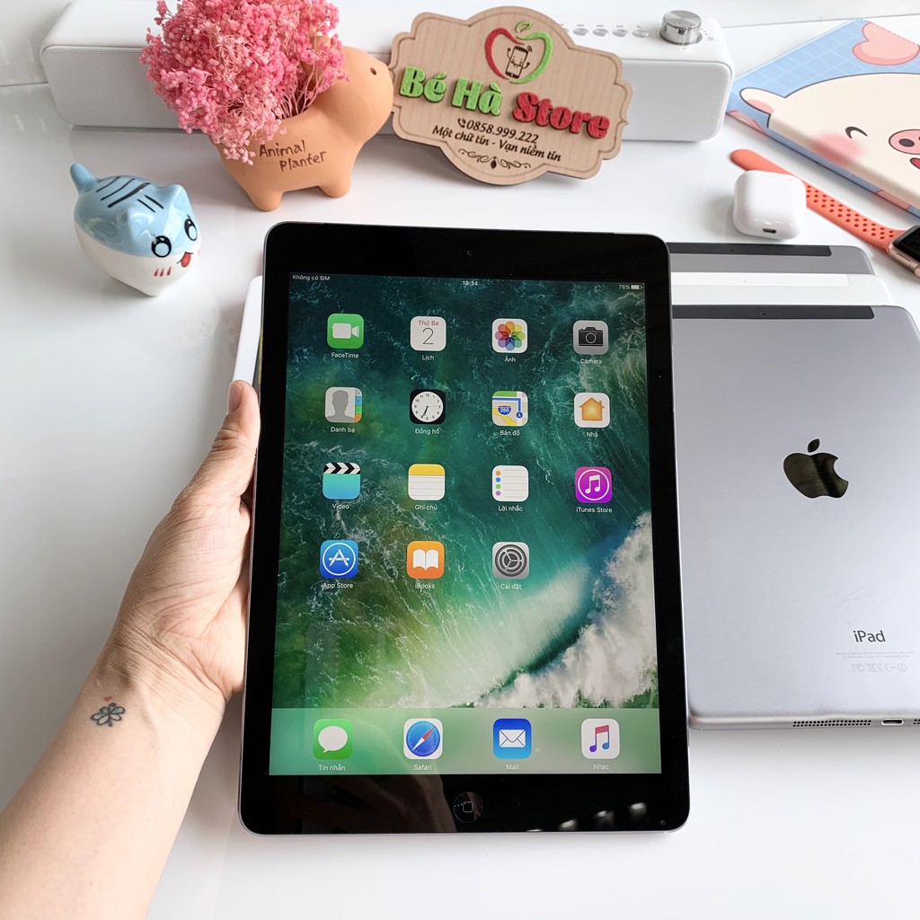 Máy Tính Bảng iPad Air - 32GB (4G + Wifi) Likenew 99% - Zin nguyên bản | BigBuy360 - bigbuy360.vn