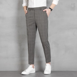 Quần âu nam kẻ sọc KARO chất vải cotton cao cấp , chuẩn thiết kế hàn quốc,  cực tôn dáng, lịch sự, trẻ trung.QAK