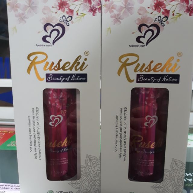 Dung dịch vệ sinh phụ nữ Ruseki se khít, làm hồng, trẻ hóa vùng kín, ngừa v-iêm nhiễm, n-ấm ngứa.