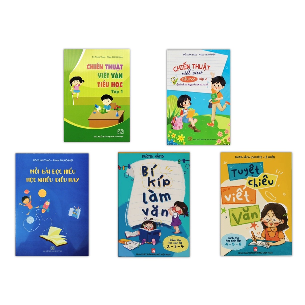 Sách - Combo giúp em làm văn tiểu học (5 cuốn)