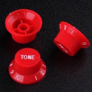 3pcs Plastic Potentiometer Caps Tone Volume Control Knobs for ST SQ Guitar