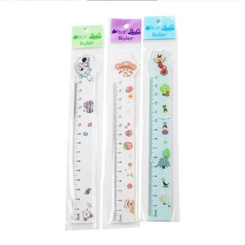 Thước Thẳng 15cm Họa Tiết Dễ Thương Dành Cho Học Sinh