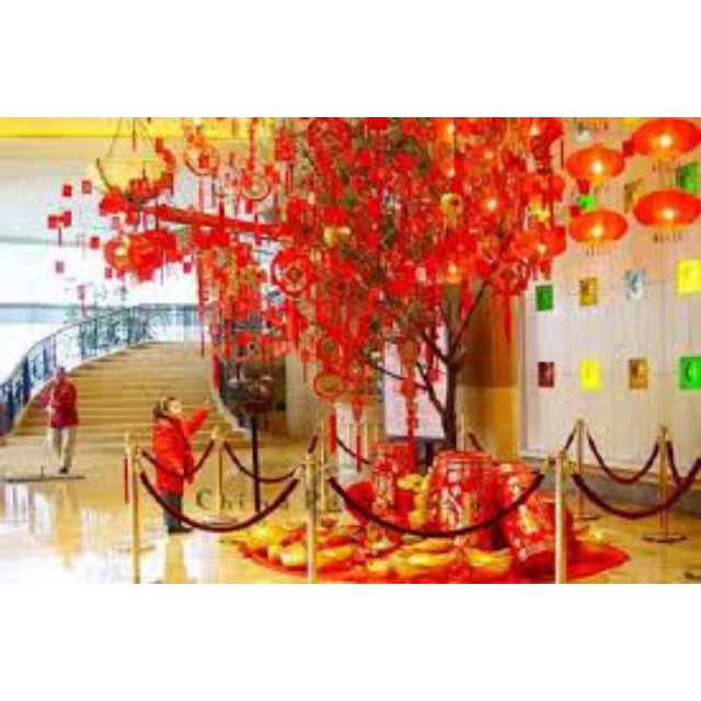 Sét 50 bao lì xì kèm dây treo trang trí Tết 6.5x9.5