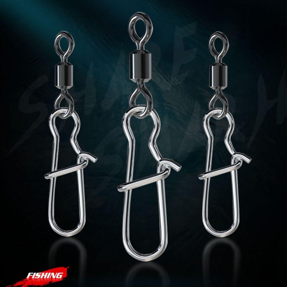 Bộ 100 Móc Khóa Câu Cá Bằng Thép Không Gỉ