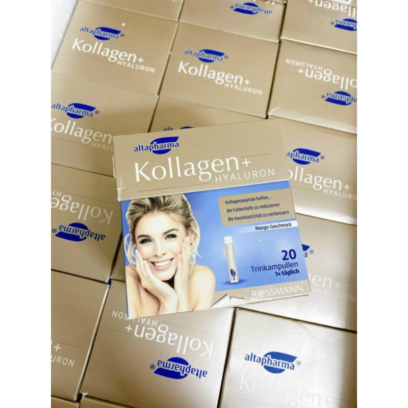 Kollagen dạng nước kollagen + Hyaluron của Altapharma