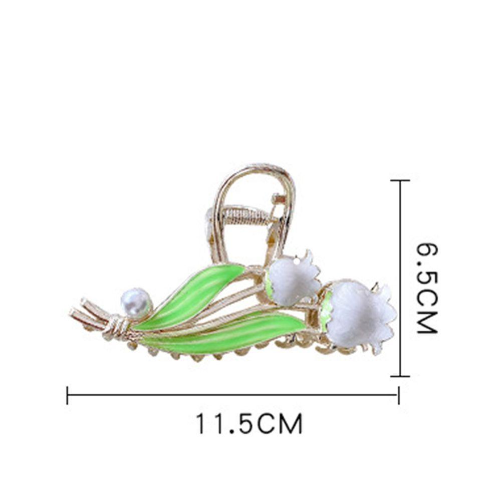 Kẹp Tóc Hoa Tulip Đính Đá Thời Trang Cho Nữ