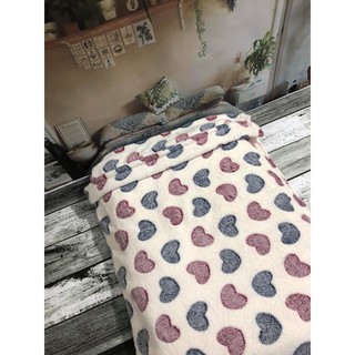 Chăn mền bông cừu, bông tuyết hàng Cambodia siêu mềm mịn