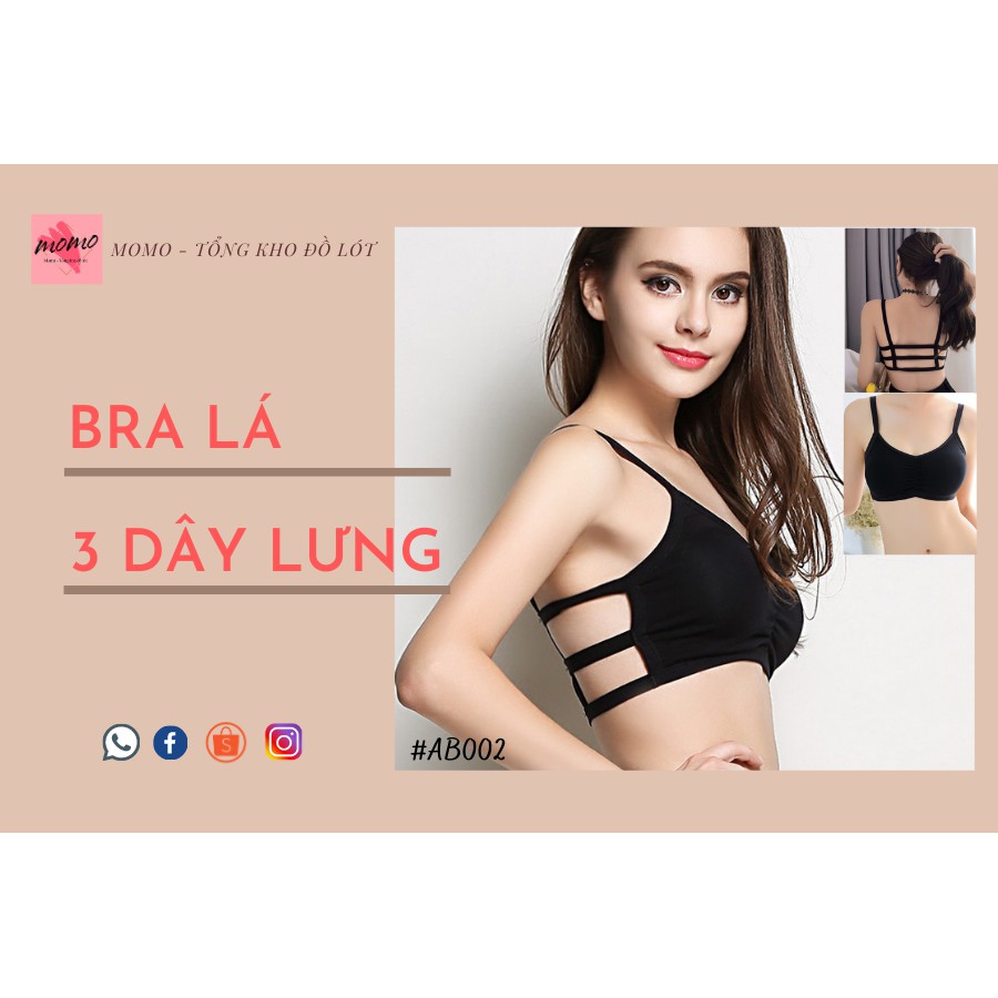 Aó Bra 3 Dây Chất Liệu Cotton Có Đệm Ngực Co Dãn 4 Chiều Loại Đẹp AB002