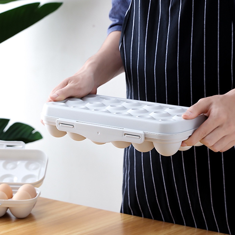 Khay đựng trứng trong tủ lạnh hộp đựng trứng gà vịt tiện dụng