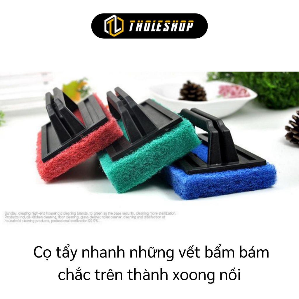 Cọ Chà Bếp - Dụng Cụ Lau Chùi, Bàn Chải Vệ Sinh Nhà Tắm Thông Minh BA1 Có Tay Cầm Tiện Lợi 3365