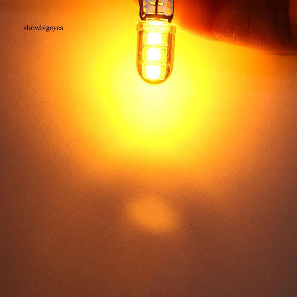Đèn LED xe hơi 6 bóng T10 W5W SMD2835 chống thấm nước siêu bền