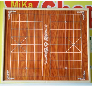 [ĐỔ BUÔN] Bộ Bàn Cờ Tướng Bằng Gỗ Vân Nguyên Tấm + Quân Cờ Gỗ 3,5cm Siêu Đẹp GIÁ RẺ HBB
