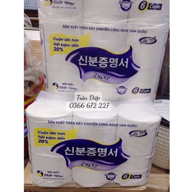Giấy vệ sinh lucky 950gram