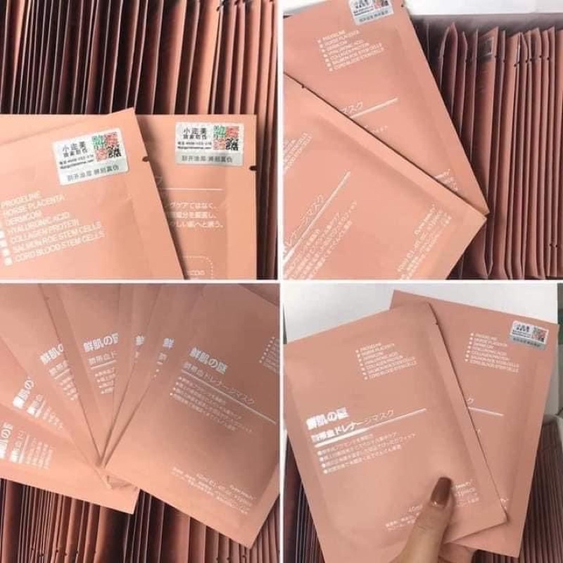 Mặt Nạ Nhau Thai Nhật Bản Hộp 50 Miếng