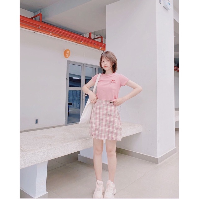 CHÂN VÁY KẺ ulzzang nữ siêu hot ( khách iu xem SỐ ĐO EO và Mông ở phần mô tả nhé) | BigBuy360 - bigbuy360.vn