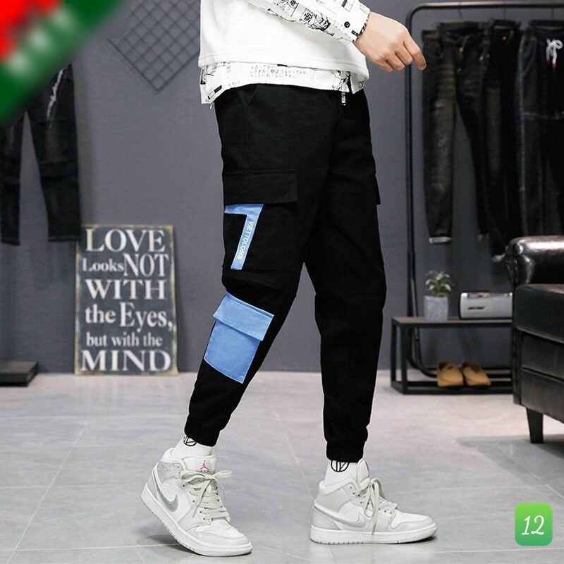 Quần Jogger thể thao kaki nam lưng thun ống bó HA501