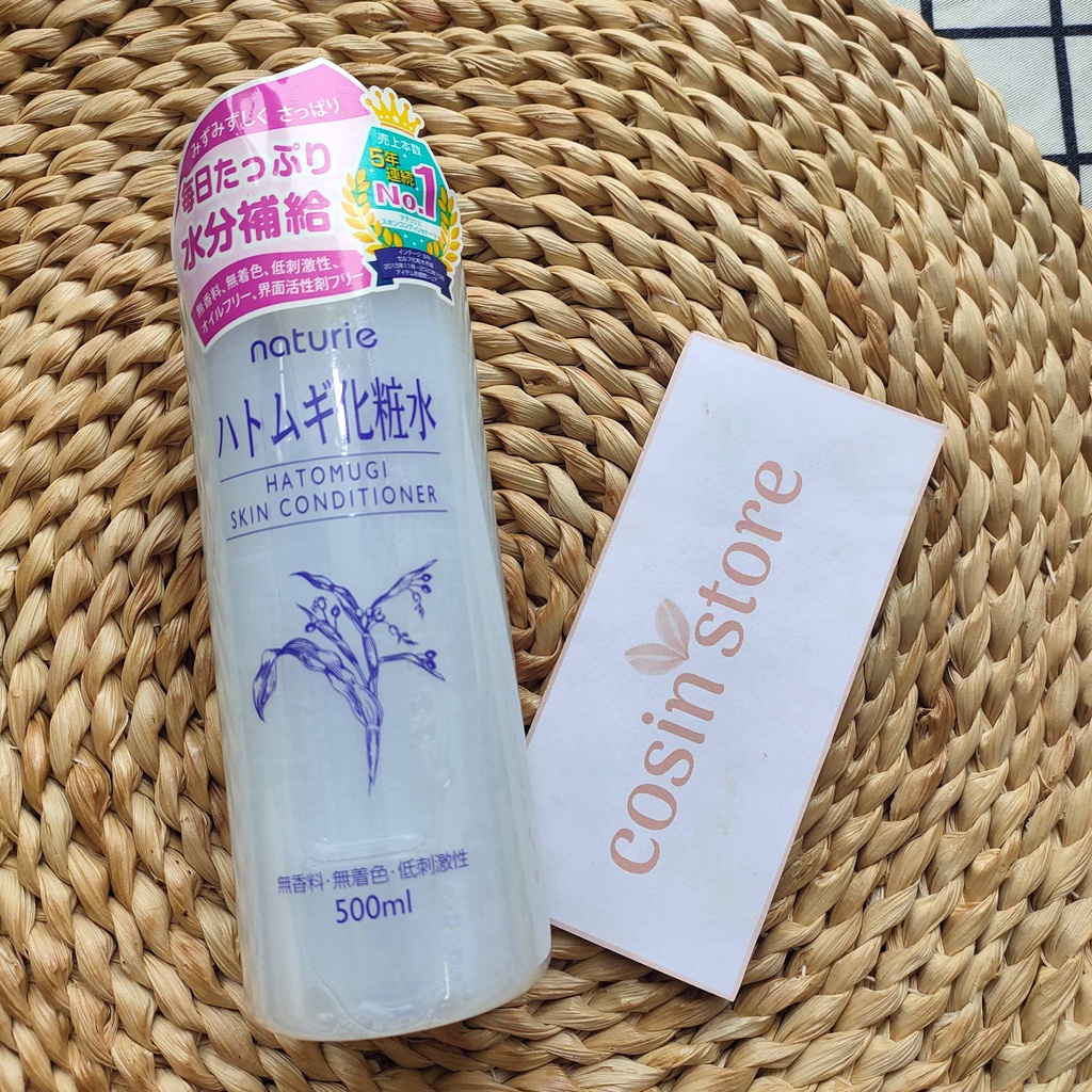 Lotion Nước Hoa Hồng Hatomugi The Lotion 500ml dưỡng da ý dĩ của Nhật Bản shop Cosin Store