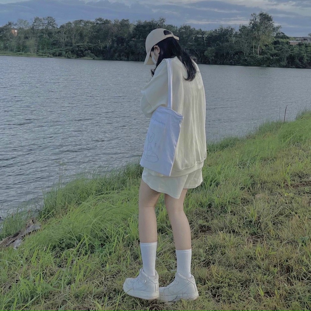 Set bộ nỉ trơn kẹo ngọt đủ màu kèm short