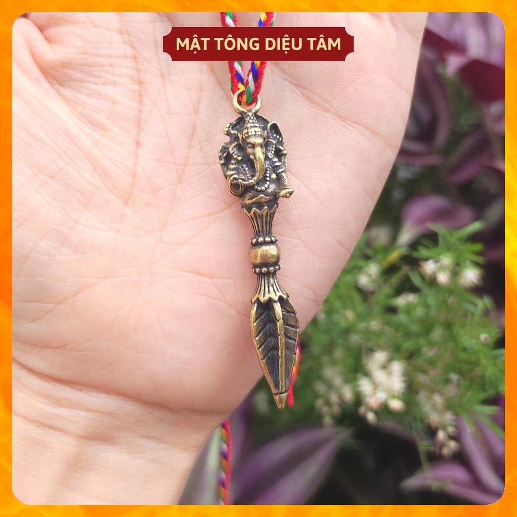Pháp bảo chùy kim cang thần voi Ganesha, pháp khí mật tông Diệu Tâm