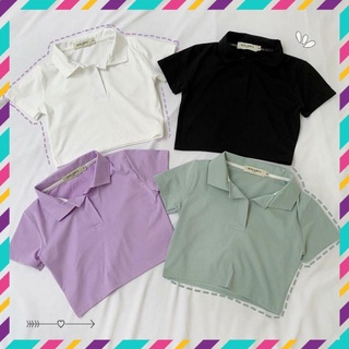 ÁO THUN CỔ POLO CROPTOP FORM BODY