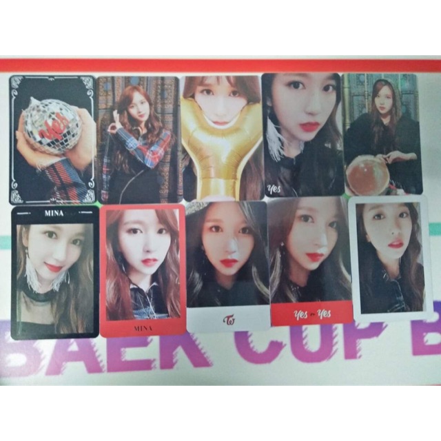 Set card UNOFFICIAL album Yes or Yes TWICE