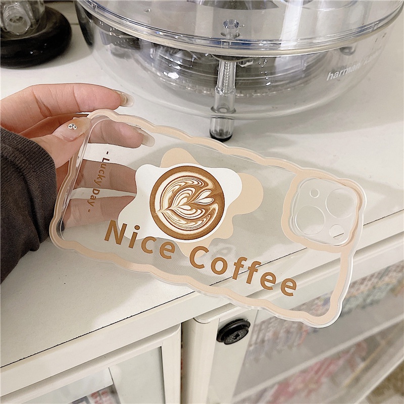 Ốp lưng iphone Ốp Điện Thoại Họa Tiết Sóng Biển Lớn Cho iphone13promax / 12 / Xs / 11 / 7 / 8 / Plus / Mini /ProMax-14 Dinuo case