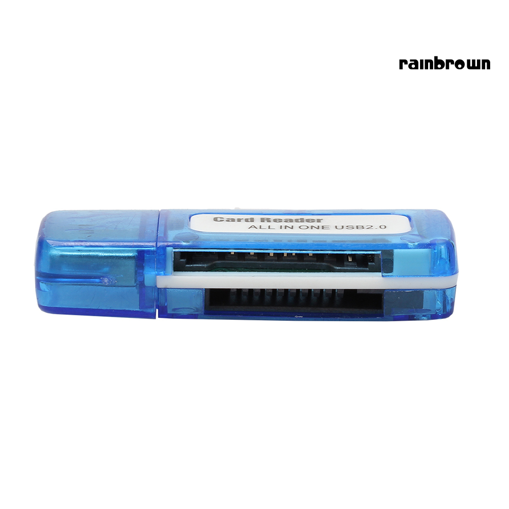 1Pc USB 2.0 4 in 1 Memory Multi Card Reader for M2 SD SDHC DV Micro SD TF Card /RXDN/