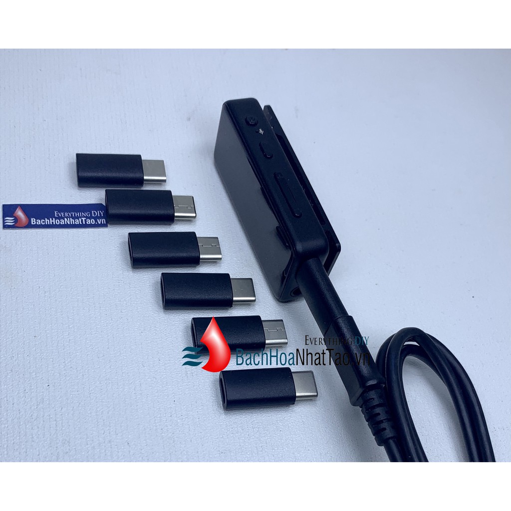 Đầu chuyển cáp sạc micro USB Sang type C – jack chuyển type C