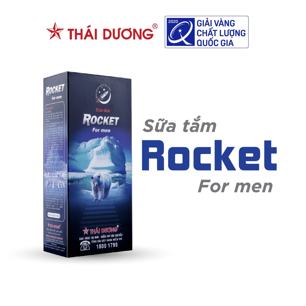 Sữa tắm Rocket dành cho nam giới Sao Thái Dương 200g