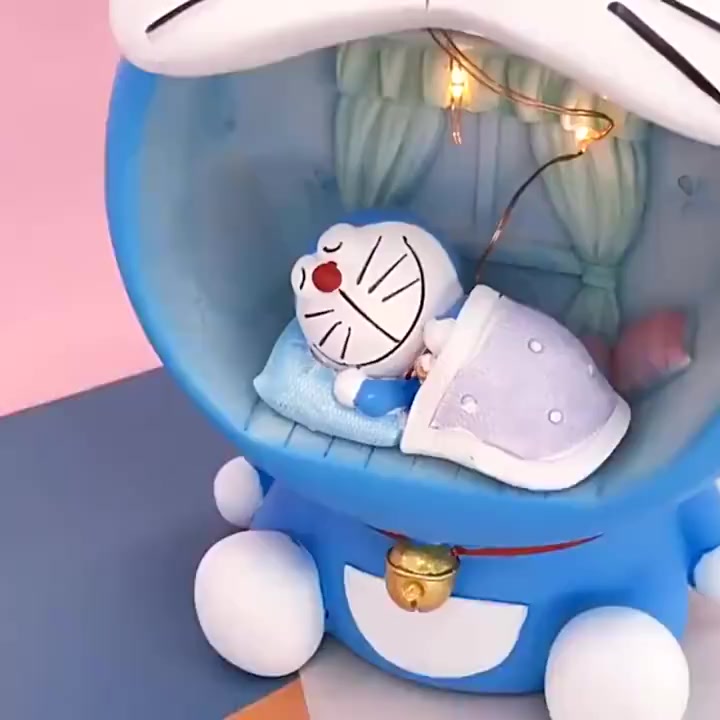 N07- Đèn ngủ Doraemon phát sáng trang trí cho kệ bàn làm viêc, bàn học, quà tặng sinh nhật độc đáo, siêu dễ thương. | BigBuy360 - bigbuy360.vn