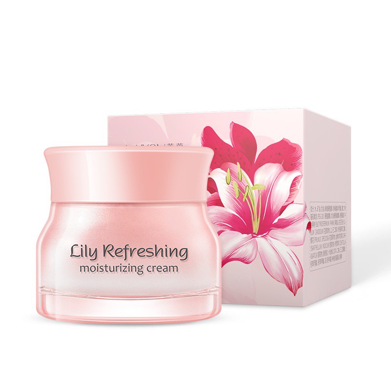 LKA013 A4 Kem Dưỡng Trắng Da Laikou Lily Refreshing Moi Sturizing Cream Dưỡng Trắng, Cấp Ẩm , Trẻ Hóa Làn Da