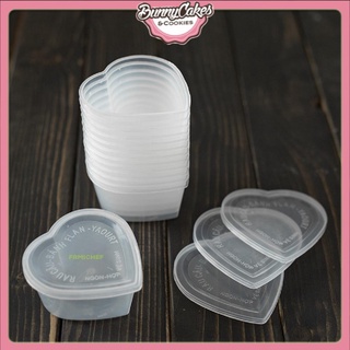 50 Cốc hình tim Làm Bánh Flan / Caramen loại đẹp