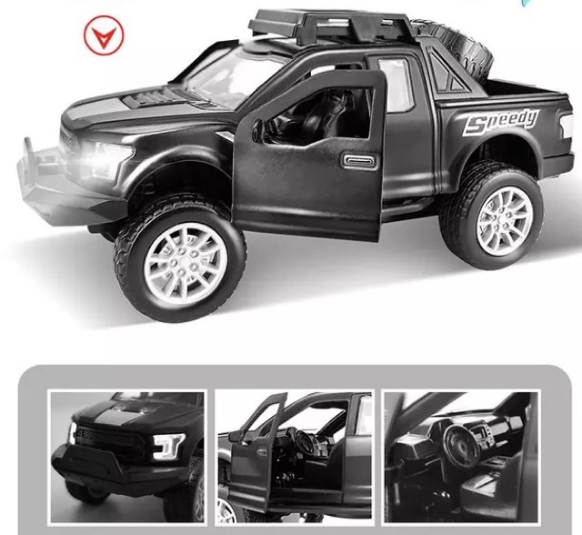 Xe mô hình Ford Raptor có đèn và âm thanh
