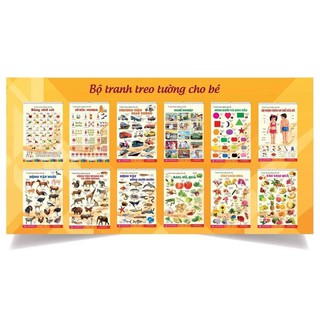 LỊCH 💖FREESHIP💖BỘ TRANH TREO TƯỜNG VỀ THẾ GIỚI XUNG QUANH 14 CHỦ ĐỀ CHO BÉ ) ĐẾN 6 TUỔI