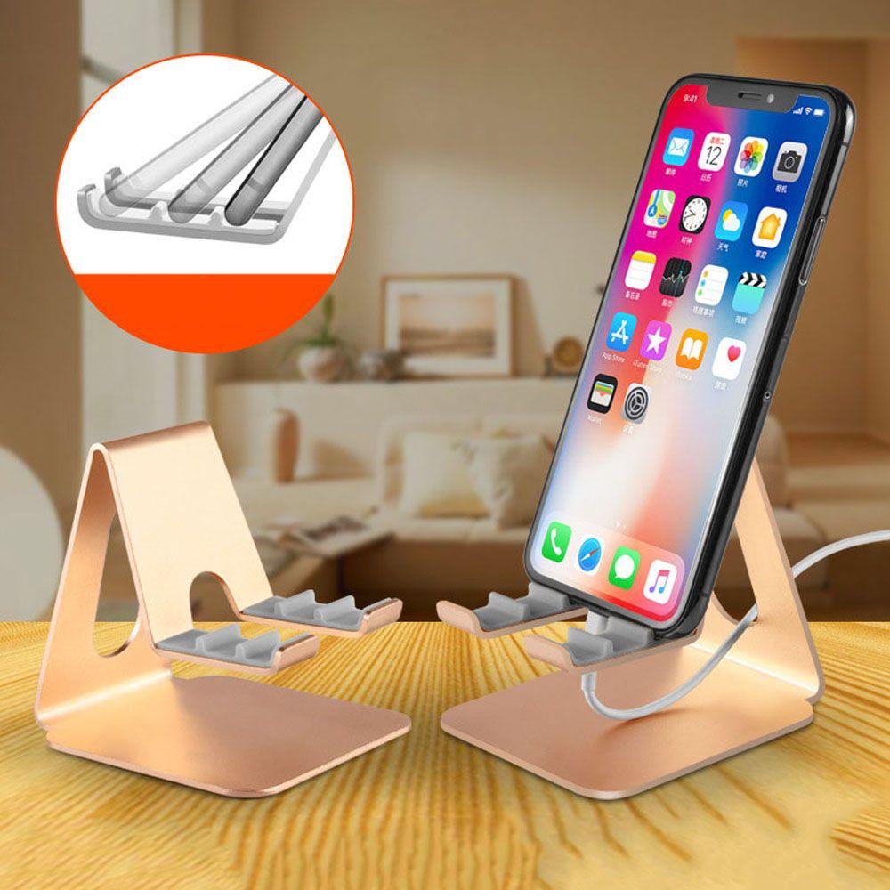 Giá Đỡ Điện Thoại / Máy Tính Bảng Bằng Hợp Kim Nhôm Có Thể Điều Chỉnh Tiện Dụng