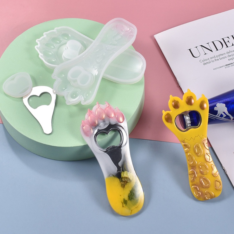 Sa Khuôn Silicone Tự Làm Dụng Cụ Mở Nắp Chai Bia Tiện Lợi