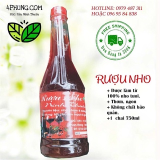 Nước ép nho lên men 750ml
