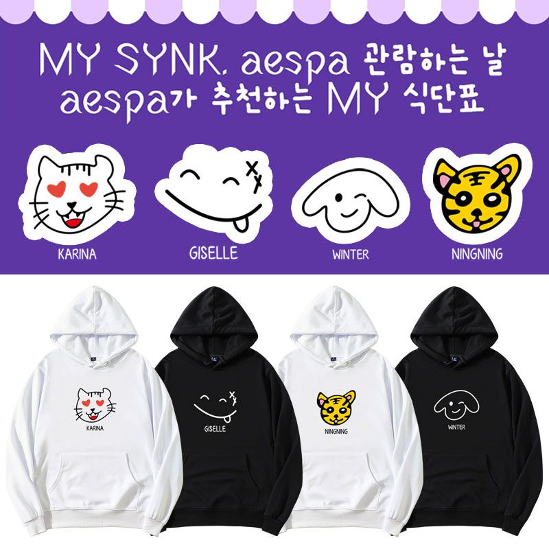 Áo hoodie fanmeeting aespa - MY SYNK. aespa