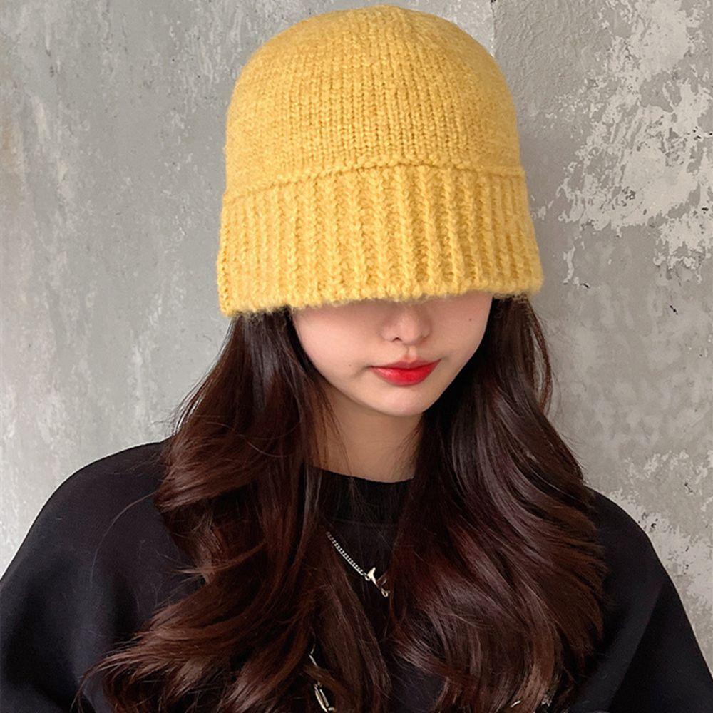 YOLA Mũ Bucket Chống Nắng Giữ Ấm Thời Trang Trẻ Trung