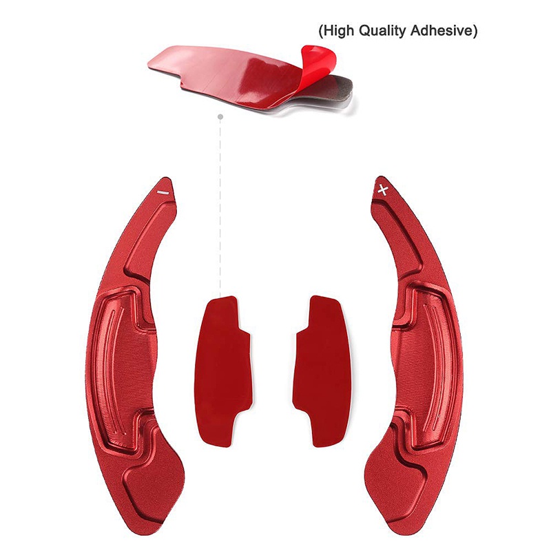 Bộ 2 Lẫy Chuyển Số Trên Vô Lăng Bằng Hợp Kim Nhôm Màu Đỏ Cho Honda Think Platinum Acord Odyssey Guandao Gearshift Paddle Acura CDX CR-V