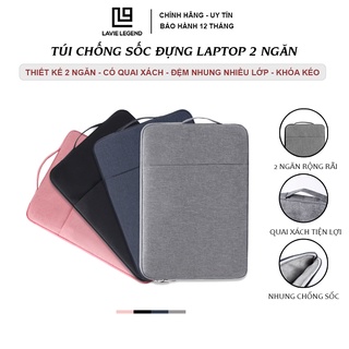 Túi chống sốc laptop , túi đựng macbook 2 ngăn có quai xách chống sốc laptop 15 6 inch , 14 inch cao cấp