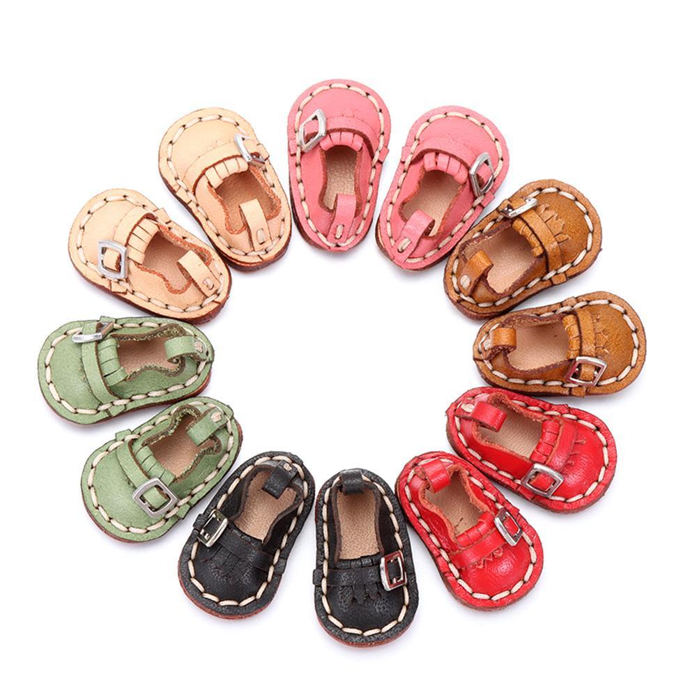 Giày Da Bò 6 Màu Cho Búp Bê 1 / 11 OB11