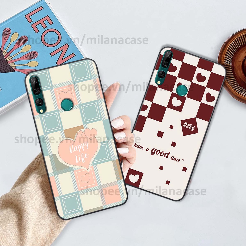 Ốp Huawei Y9 2019 / Y9 Prime 2019 caro họa tiết nhiều màu sắc siêu đẹp thời trang cá tính