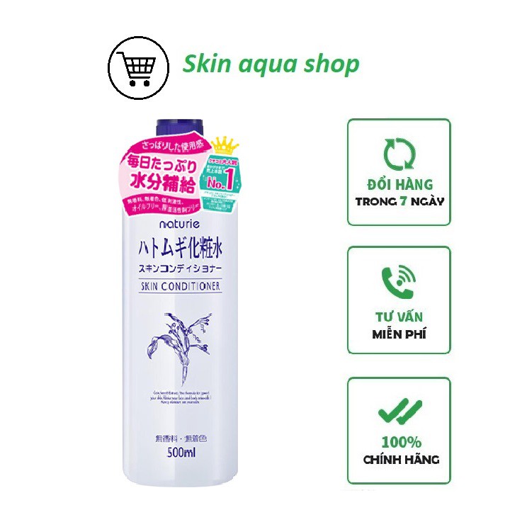 Nước Hoa Hồng Ý Dĩ Naturie Skin Conditioner Nhật Bản 500ml
