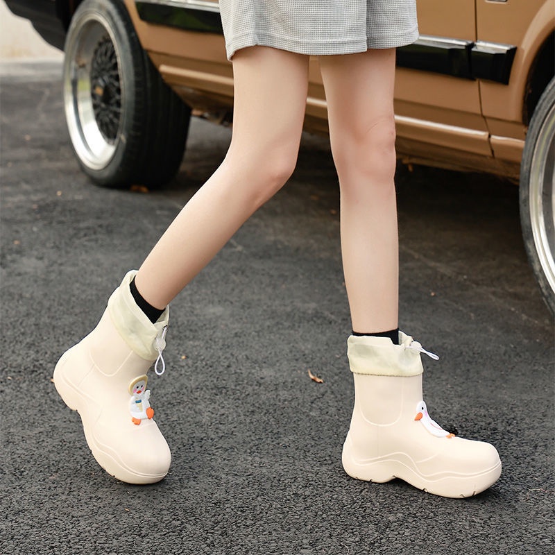 Ủng Đi Mưa Chống Trượt Thiết Kế Dễ Thương Thời Trang