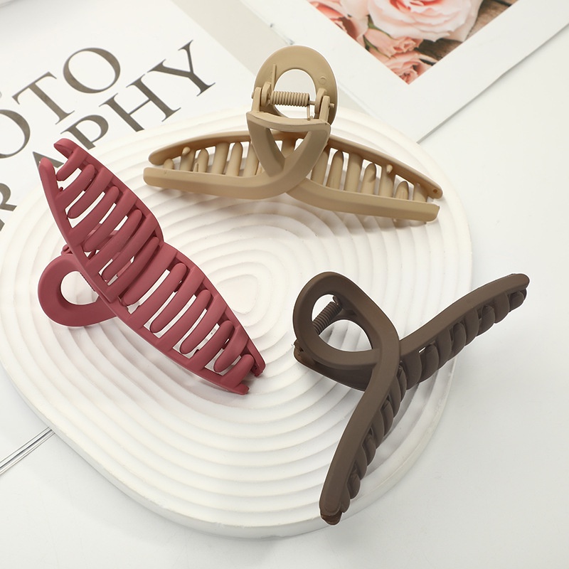 Kẹp tóc càng cua phong cách Hàn Quốc phụ kiện cỡ size lớn hottrend cho nữ đẹp LAGU Accessories
